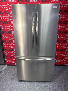 Scratch-dent FRIGIDAIRE Gallery French door refrigerator at Appliance Shark. Kansas City's best appliance store.