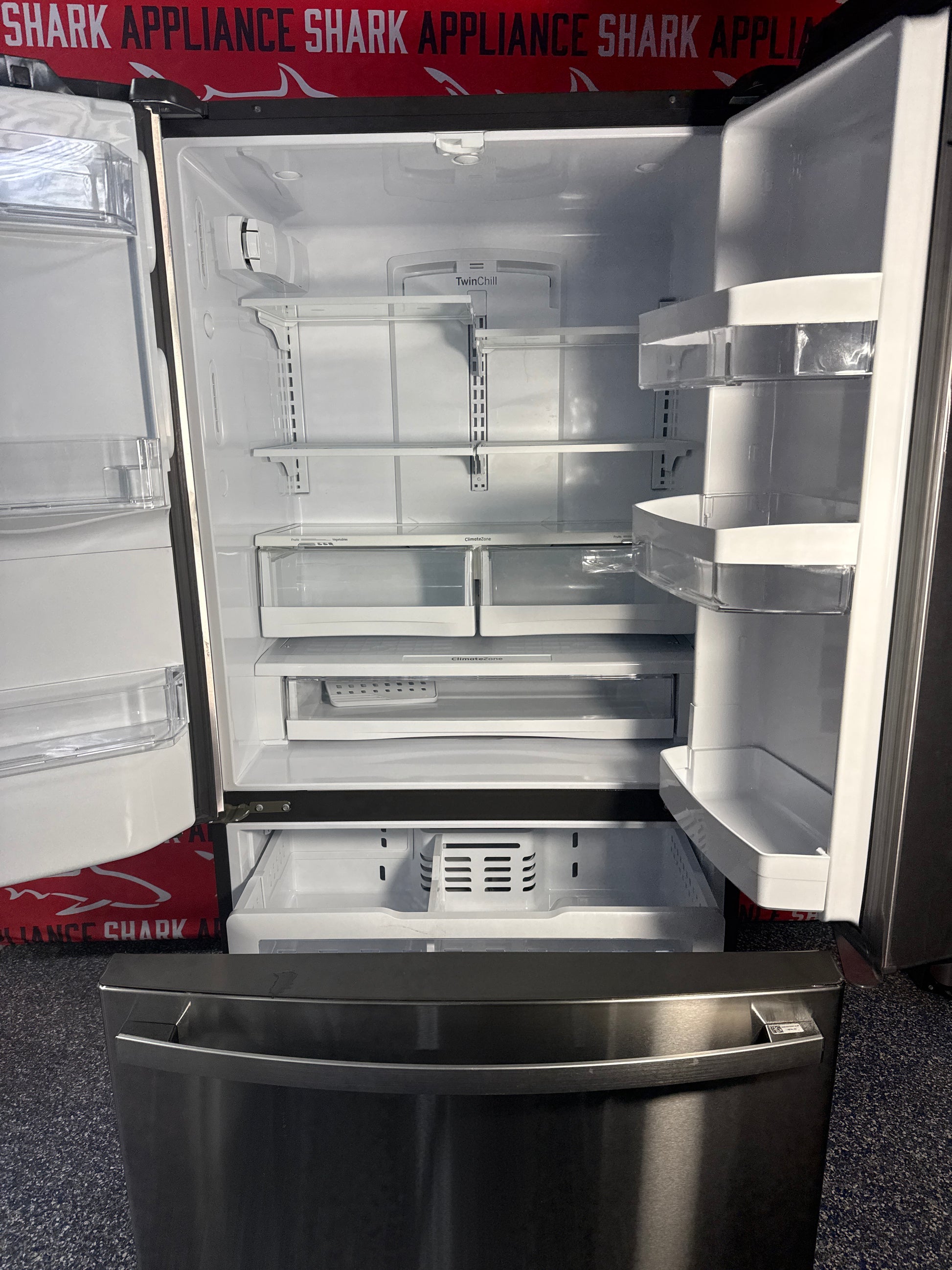 This GE refrigerator is available now at a discount at Appliance Shark in Kansas City.