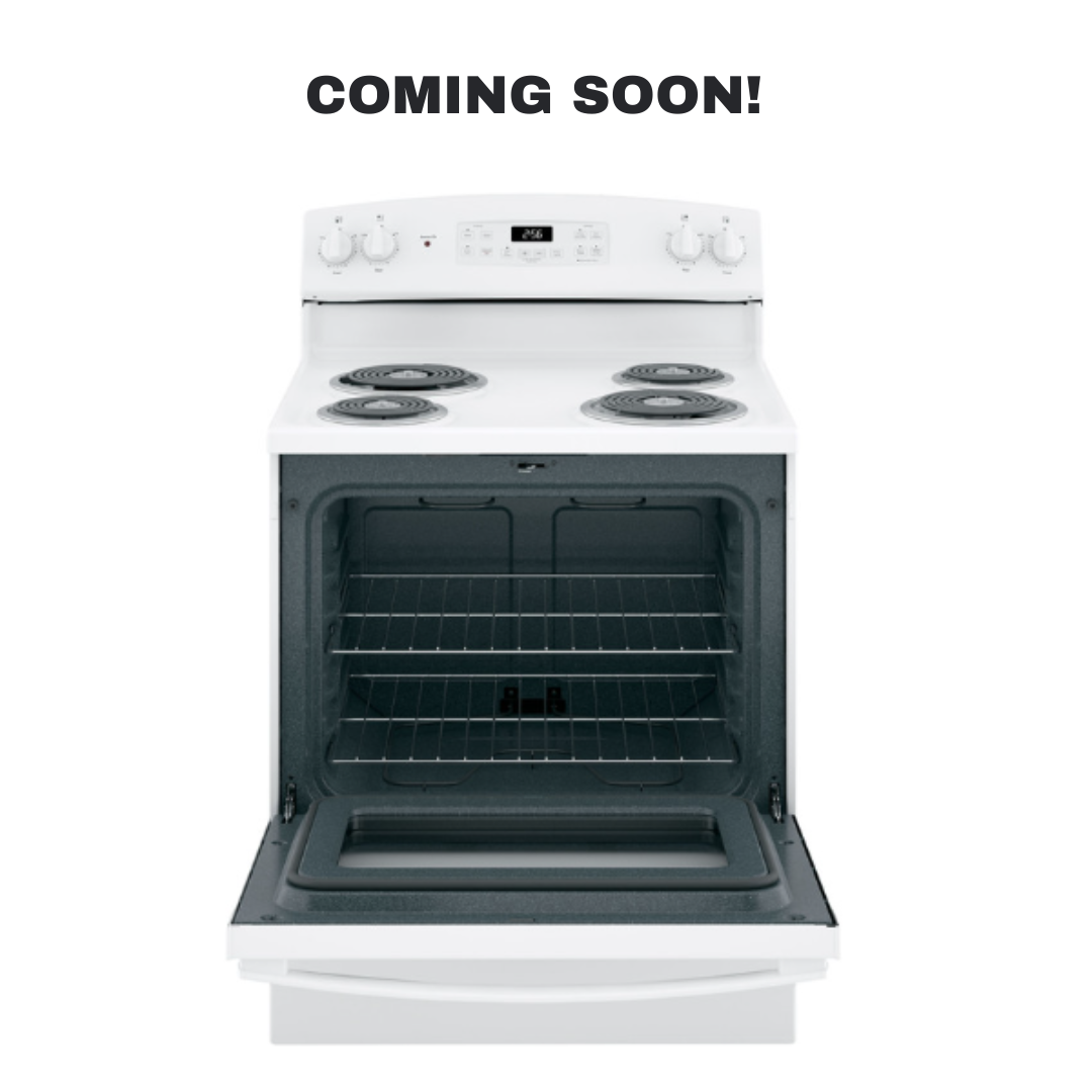 Discounted GE freestanding electric range at Appliance Shark. Kansas City's trusted scratch-dent appliance outlet.