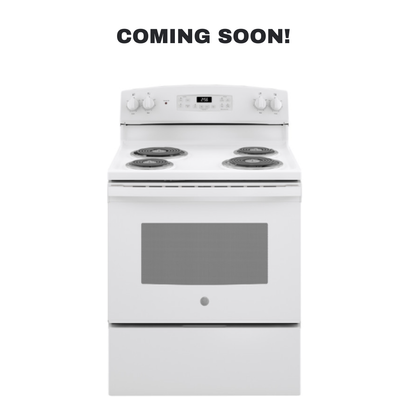 Save on a GE 4-burner freestanding electric range with self-clean oven at Appliance Shark. Overland Park, KS's top scratch-dent appliance store.