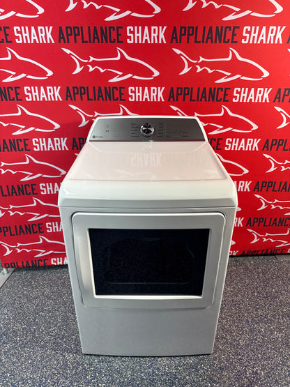 GE Profile electric dryer at Appliance Shark. Kansas City's best appliance store.