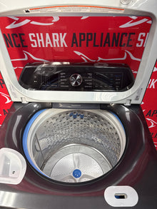 Scratch-dent GE Profile top load washer at Appliance Shark. Kansas City's best scratch-dent appliance store.