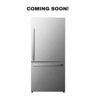Discount HISENSE bottom freezer refrigerator at Appliance Shark. Overland Park, KS's premier scratch-dent appliance store.
