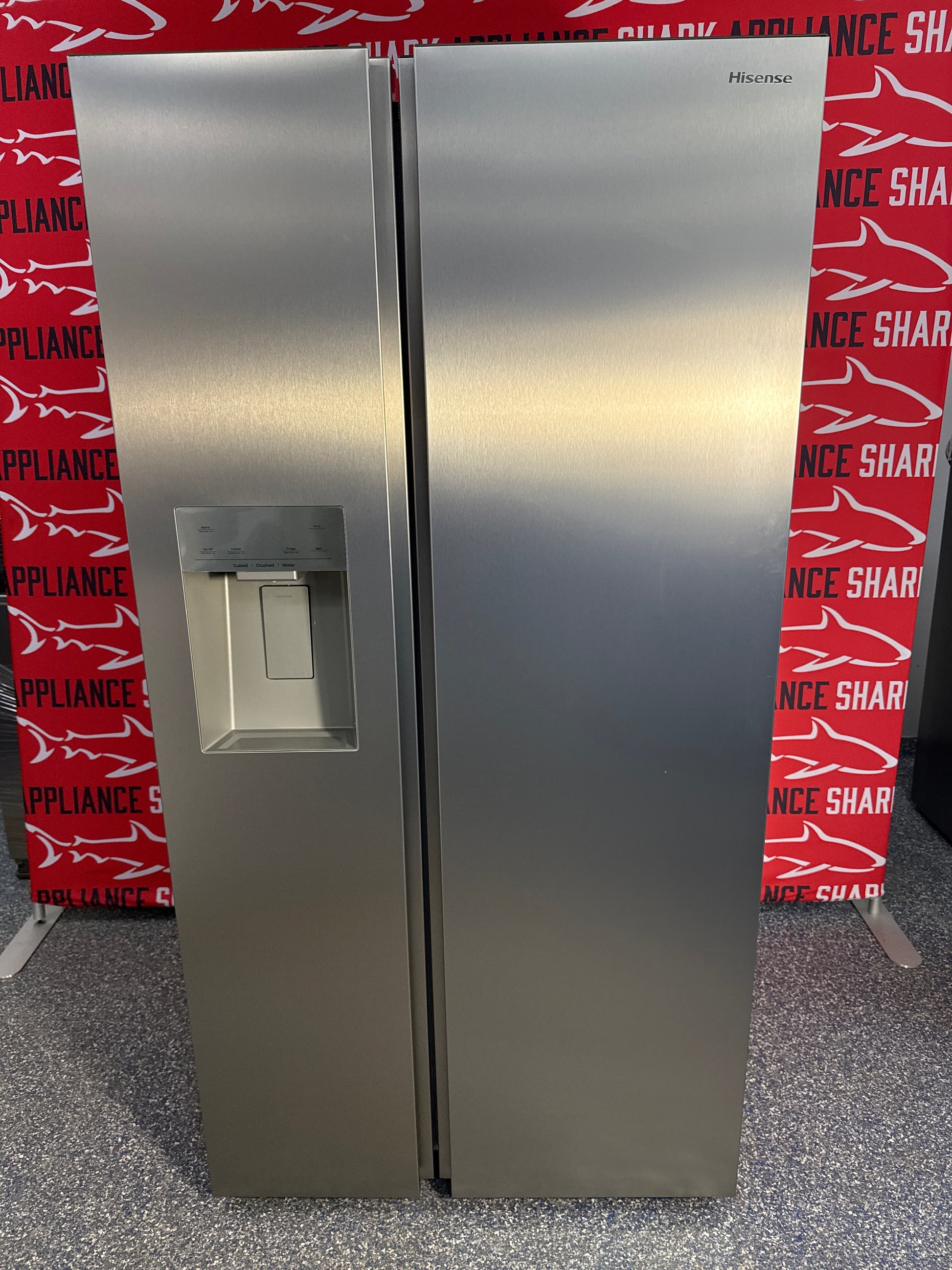 Save on a HISENSE side-by-side refrigerator at Appliance Shark. Overland Park, KS's top scratch-dent appliance store.