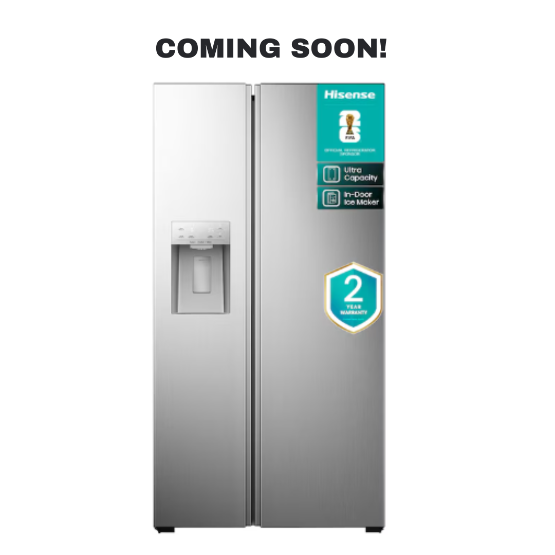 Discounted HISENSE side-by-side refrigerator at Appliance Shark. Kansas City's trusted scratch-dent appliance store.