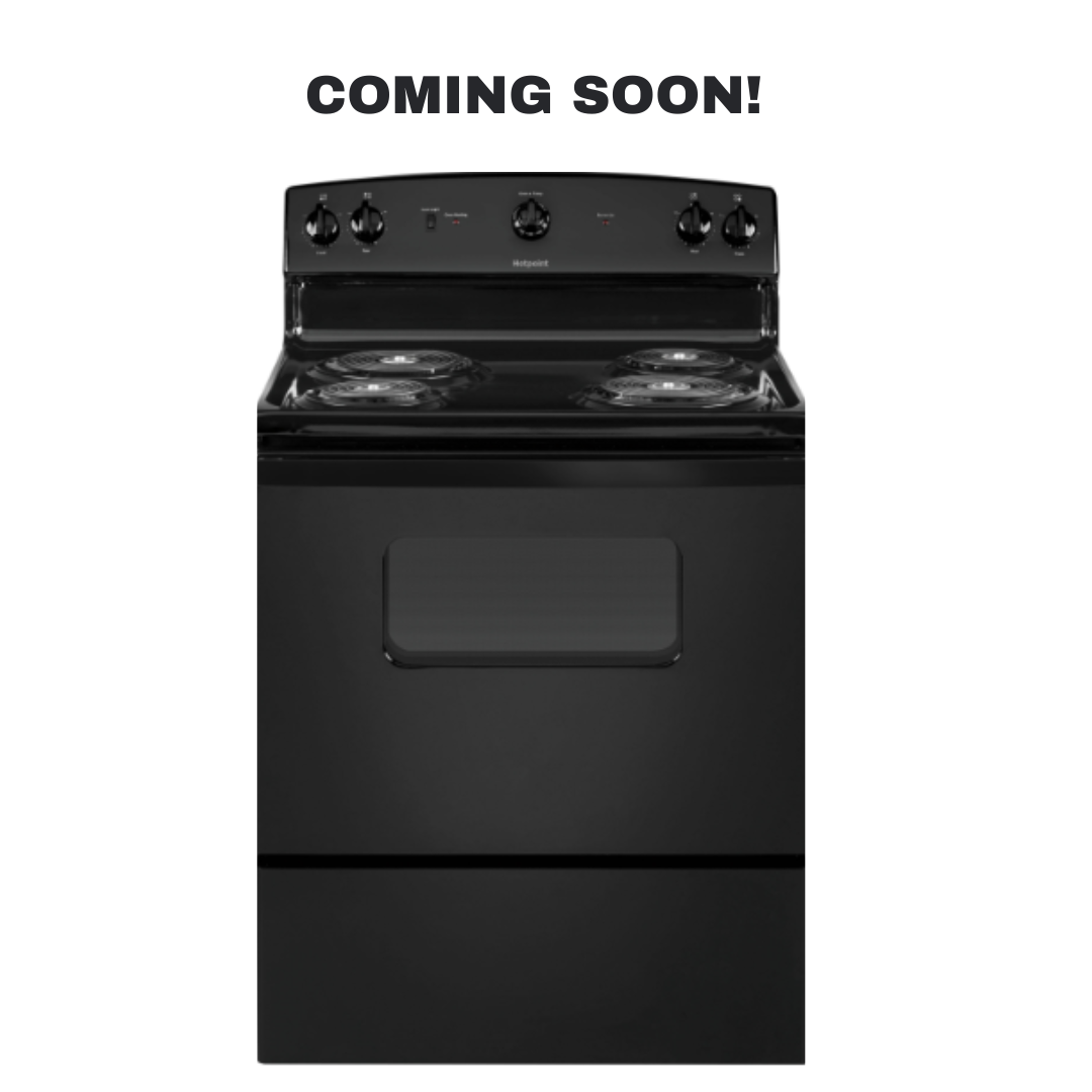 Discount HOTPOINT freestanding electric range at Appliance Shark. Overland Park, KS's premier scratch-dent appliance store.