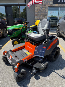 Discount Husqvarna zero-turn lawn mower at Appliance Shark. Overland Park, KS's premier scratch-dent appliance store.