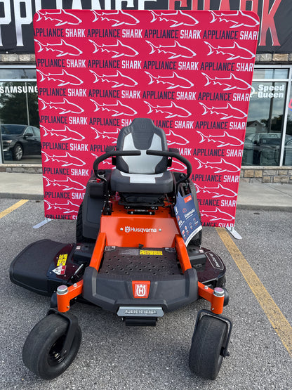 Discount Husqvarna zero-turn lawn mower at Appliance Shark. Overland Park, KS's premier scratch-dent appliance store.