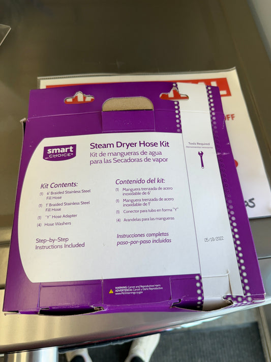 Steam Dryer Hose Kit