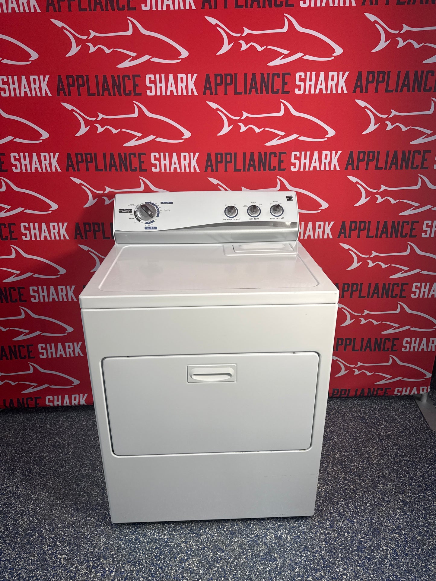 Shop this KENMORE 7.0 cu. ft. Heavy Duty Electric Dryer scratch and dent deal at Appliance Shark in Overland Park, KS.