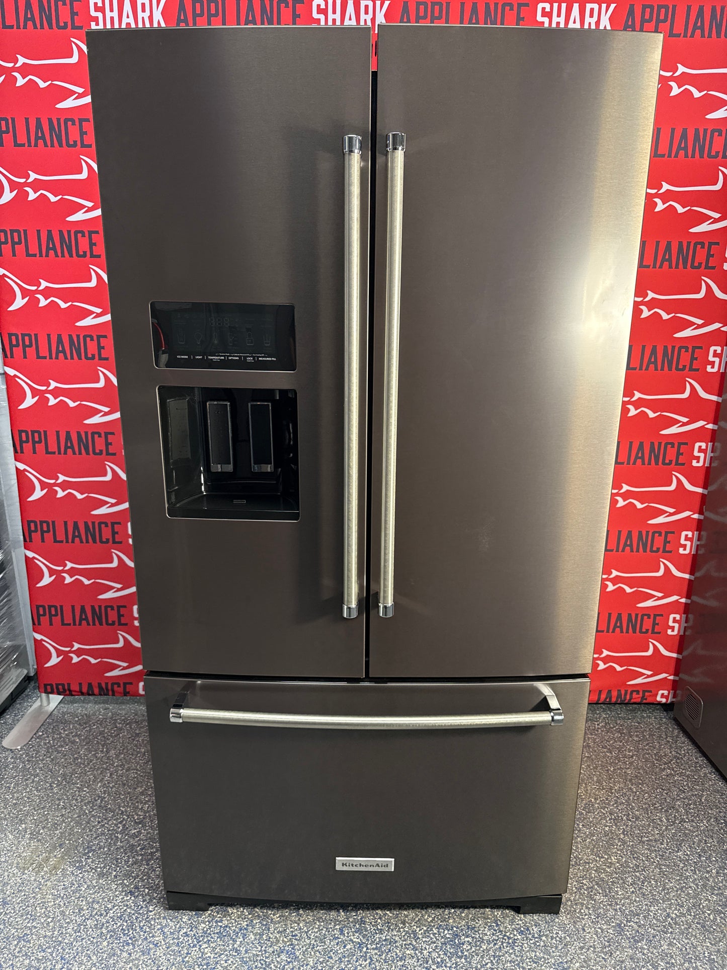 Shop KitchenAid french door refrigerator at Appliance Shark. Overland Park, KS's premier scratch-dent appliance store.