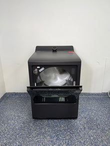 7.3 Cu.Ft. LG Electric Dryer with EasyLoad Door, Hamper-Style AND Side Hinge, and Ultra Large Capacity for Easy Laundry at the Best Scratch and Dent Appliance Store in Kansas City Metro