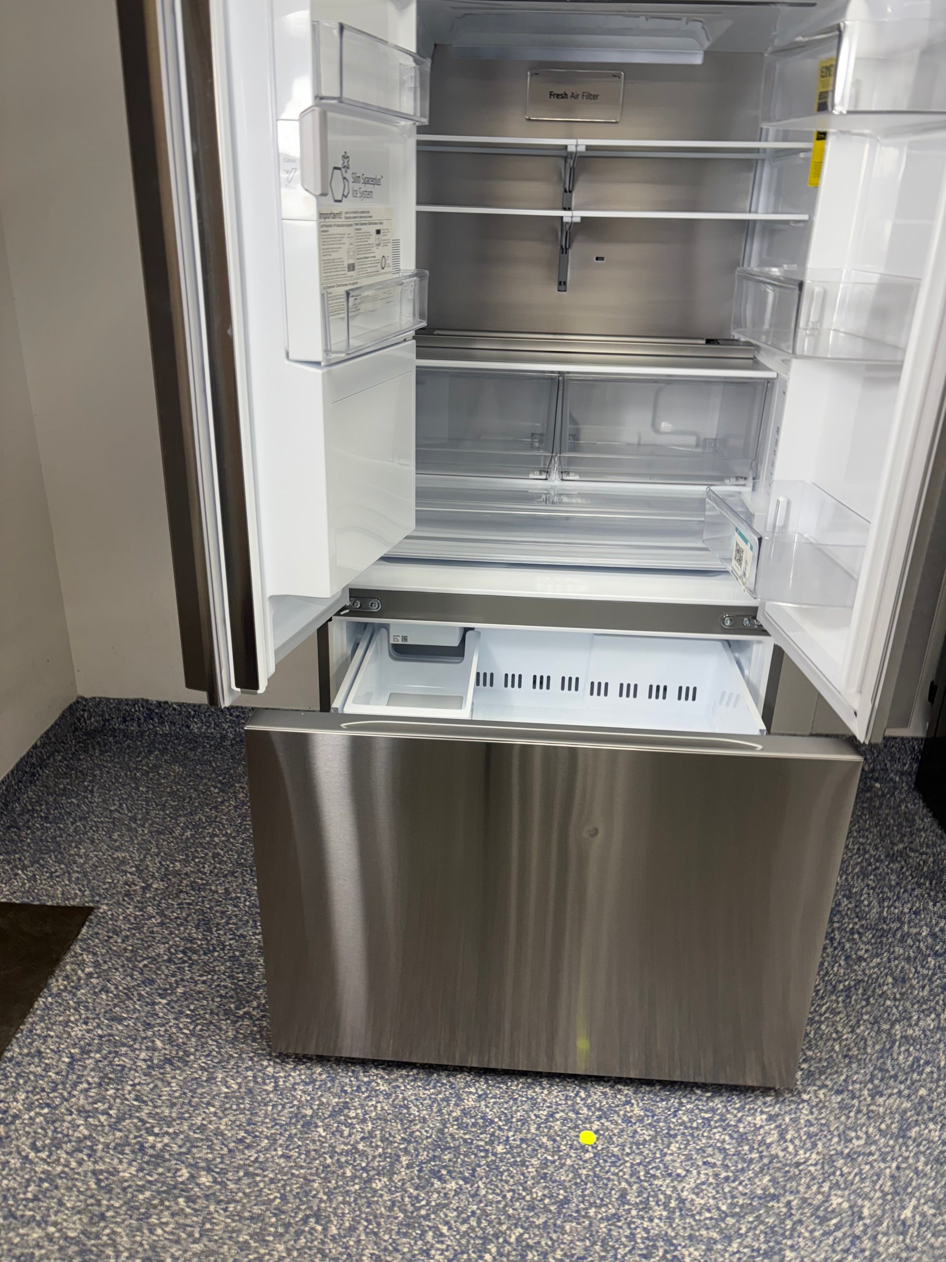LG counter depth max at Appliance Shark scratch and dent store!