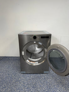 DLGX5501V | 7.4 Cu.Ft. LG Stackable Smart Gas Dryer with AI Fabric Sensor & AI Sensor Dry, Interior Light, Tempered Glass Reversible Door, Propane Convertible, and Stainless Steel Drum at Appliance Shark Scratch and Dent Store in Overland Park, Kansas