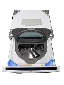 Scratch-dent LG SideKick pedestal washer at Appliance Shark. Overland Park, KS’s premier washer store.
