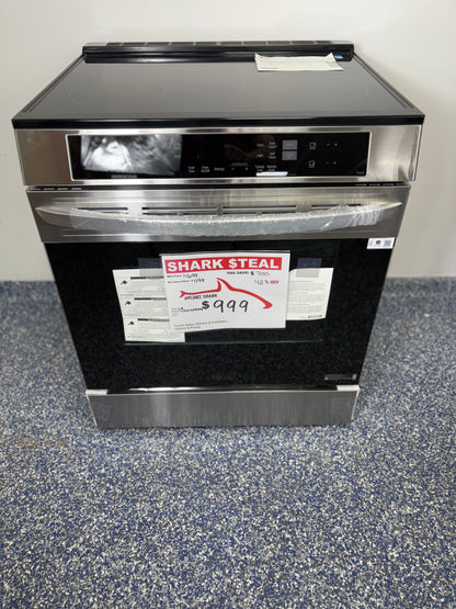 LG ThinQ slide in electric induction, convection range at Appliance Shark