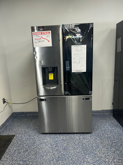 LG InstaView Refrigerator at discounted price at Appliance Shark in Overland Park