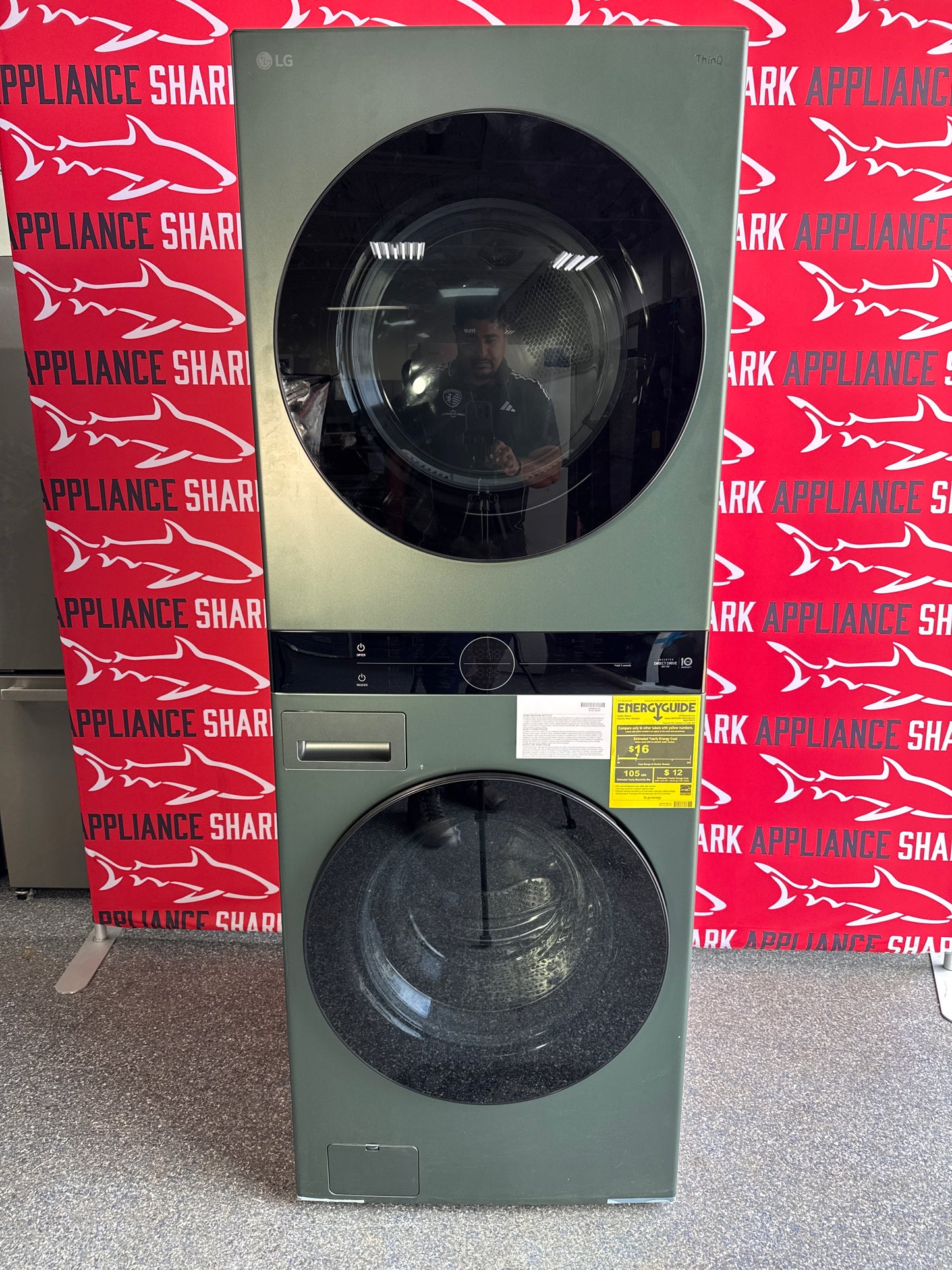 Shop this LG WashTower scratch and dent deal at Appliance Shark in Overland Park, KS.