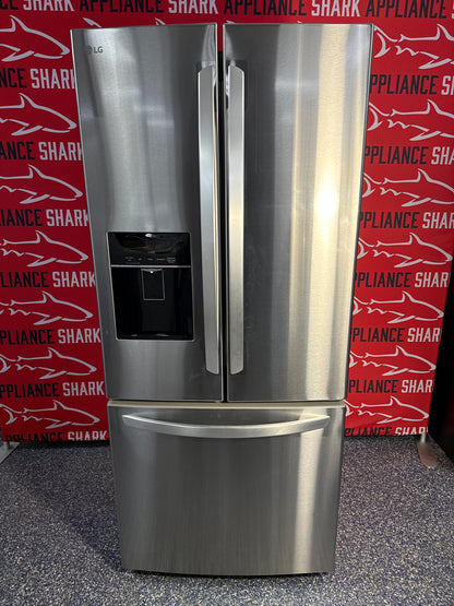 Shop this LG French door refrigerator scratch and dent deal at Appliance Shark in Overland Park, KS.