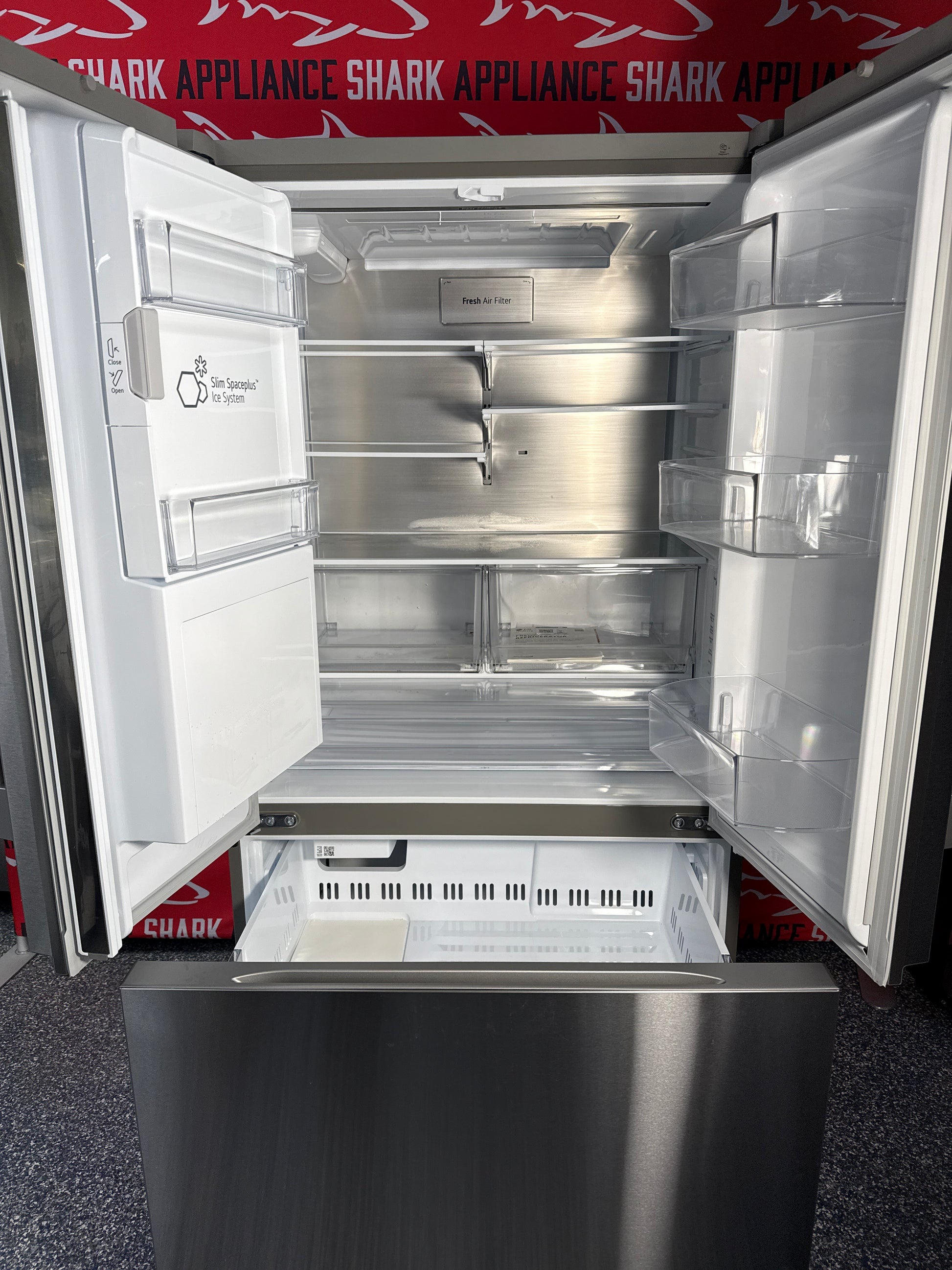 This LG refrigerator is available now at a discount at Appliance Shark in Kansas City.