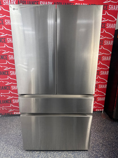 Shop this LG French door refrigerator scratch and dent deal at Appliance Shark in Overland Park, KS.
