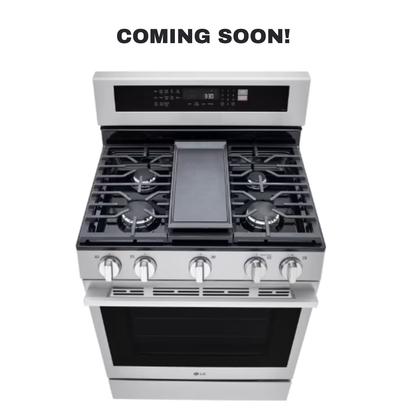 Scratch-dent LG freestanding gas range at Appliance Shark. Kansas City's best scratch-dent appliance store.