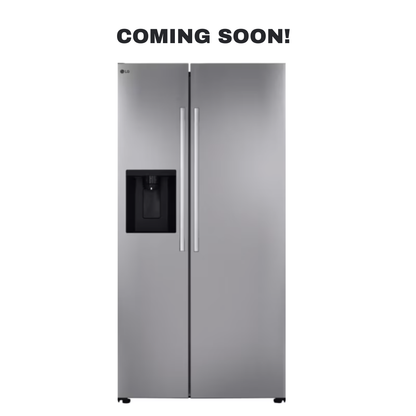 Discount LG side by side refrigerator at Appliance Shark. Overland Park, KS’s premier scratch-dent appliance store.
