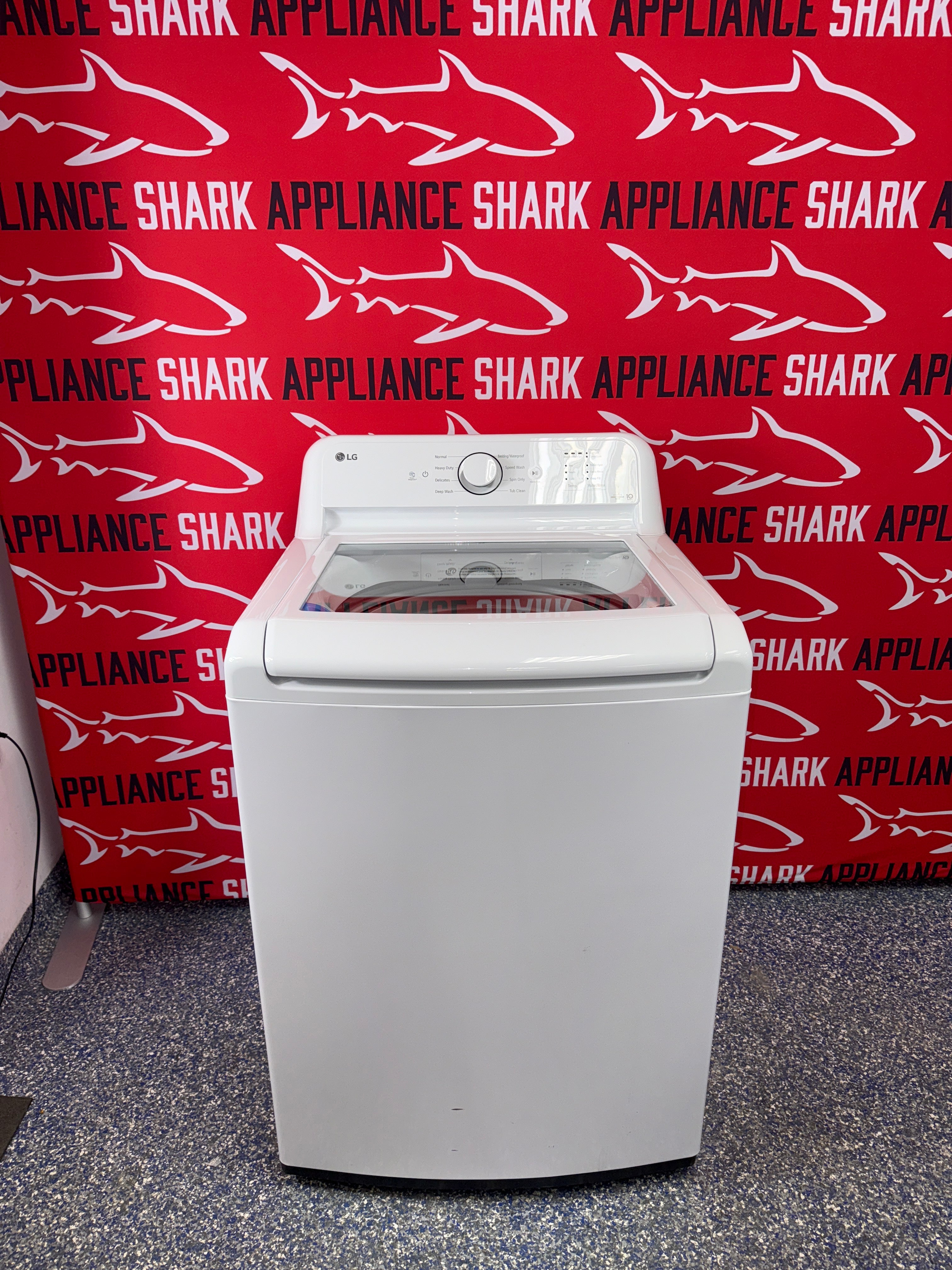 Discount LG top load washer at Appliance Shark. Overland Park, KS’s premier scratch-dent appliance store.