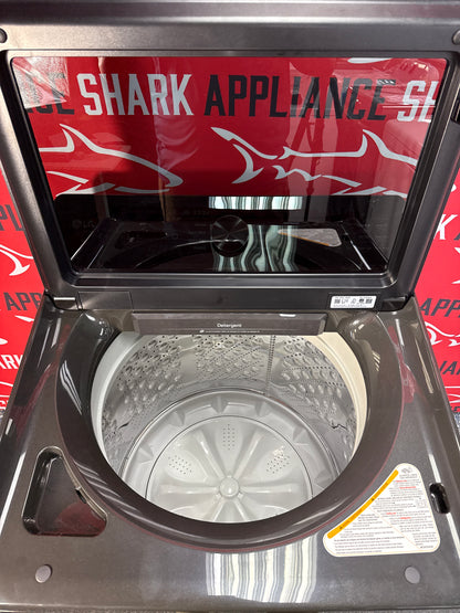 Scratch-dent LG top load washer at Appliance Shark. Kansas City's best scratch-dent appliance store.