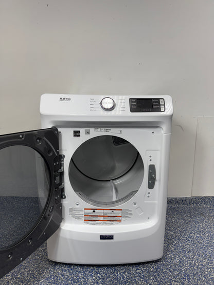 7.3 Cu.Ft. MAYTAG Stackable Electric Dryer with Extra Power Button, Moisture Sensor, and Reversible Window Door at the Best Discount Appliance Store in Kansas City Area