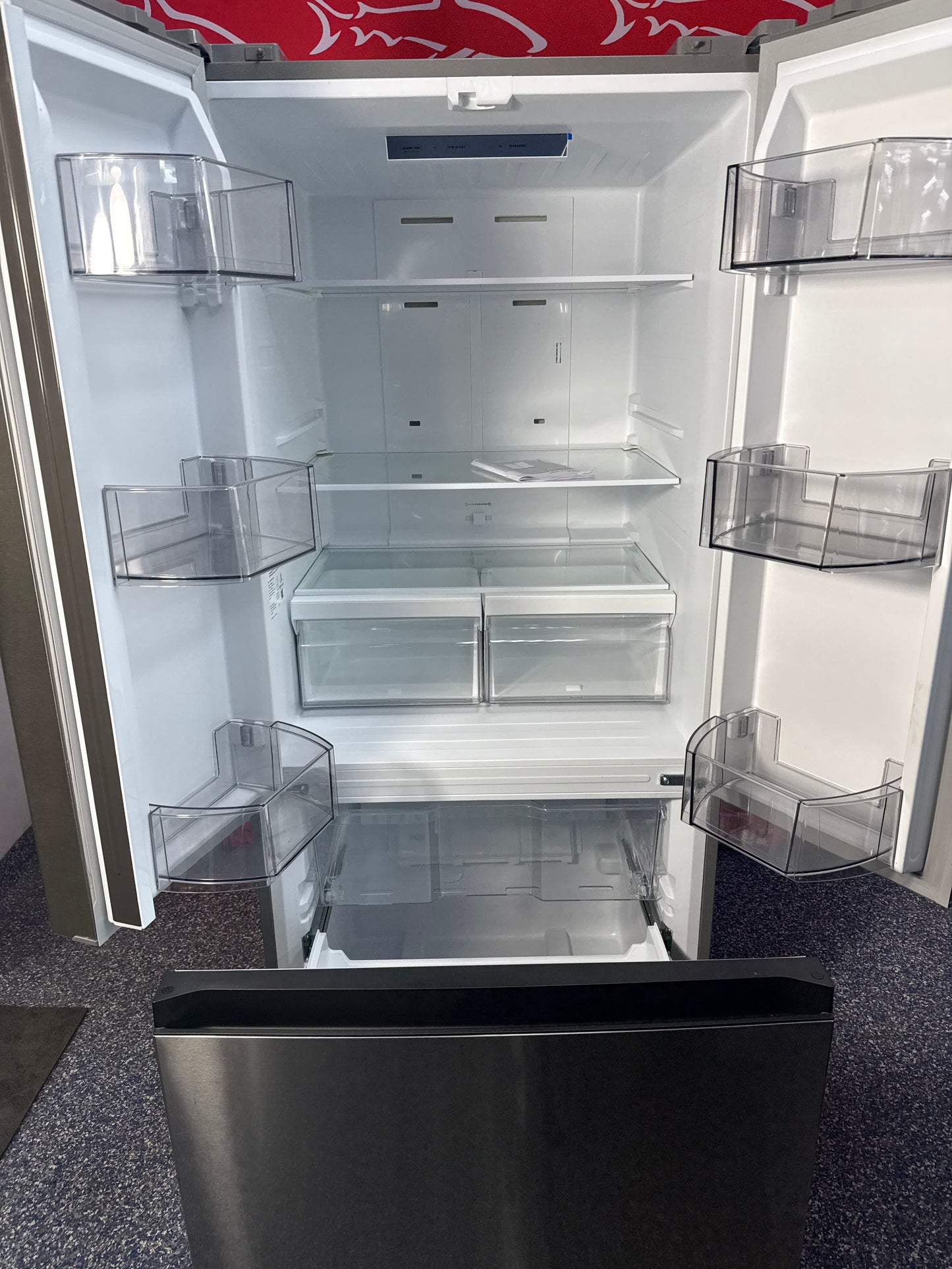 Shop MIDEA 18 cu ft French door refrigerator deals at Appliance Shark. Overland Park, KS's premier scratch-dent appliance store.