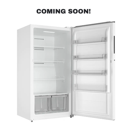 Scratch-dent MIDEA freezer at Appliance Shark. Kansas City’s best appliance store.