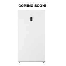 Discount MIDEA upright freezer at Appliance Shark. Overland Park, KS’s premier scratch-dent appliance store.