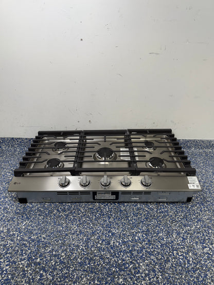 CBGJ3623S | 30 IN. LG Built-In Cooktop with 5 Burners, Auto Reignition, EasyClean Cooktop, and Propane Convertible at the Best Discount Appliance Store in KC Metro