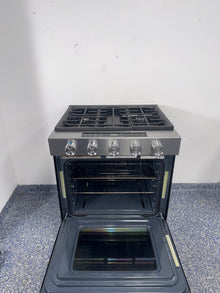 Scratch-dent KITCHENAID gas slide-in range from Appliance Shark, Kansas City’s trusted appliance store.