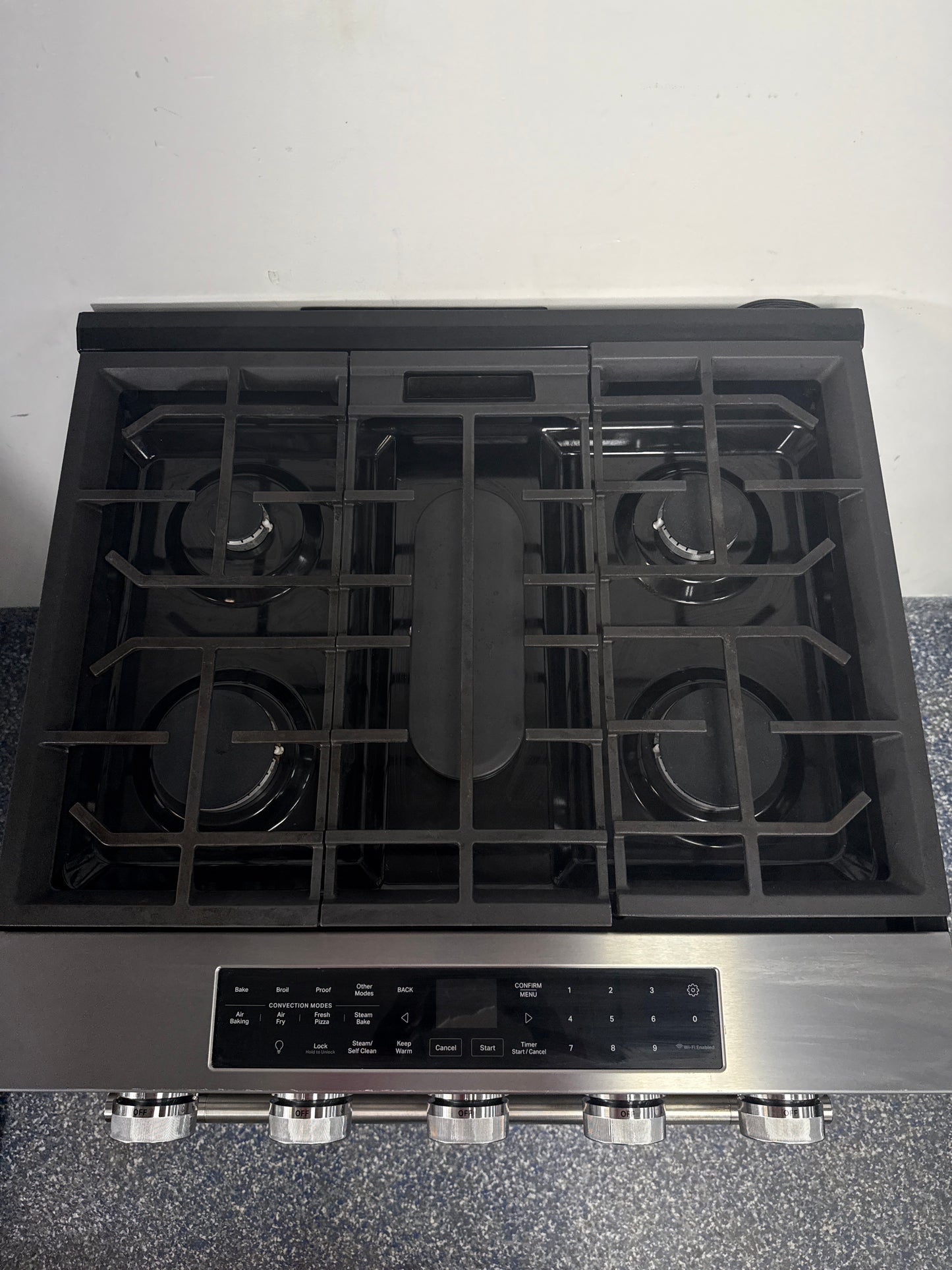 Open box KITCHENAID gas slide-in range available at Appliance Shark. Overland Park, KS’s go-to discount appliance store.