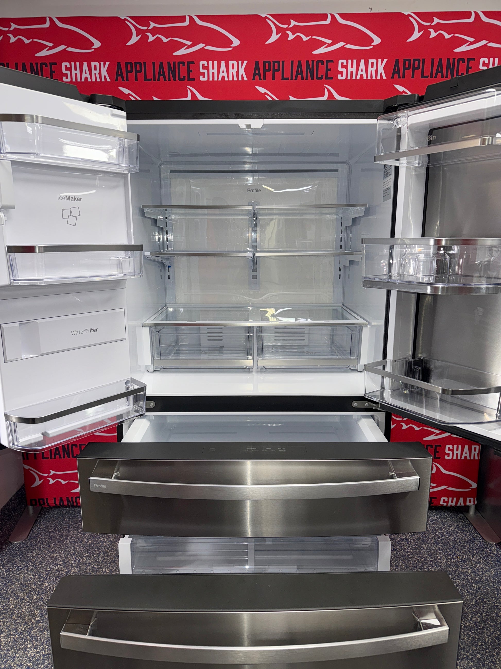 Shop a discount GE Profile 4-door French door refrigerator at Appliance Shark in Overland Park, KS.