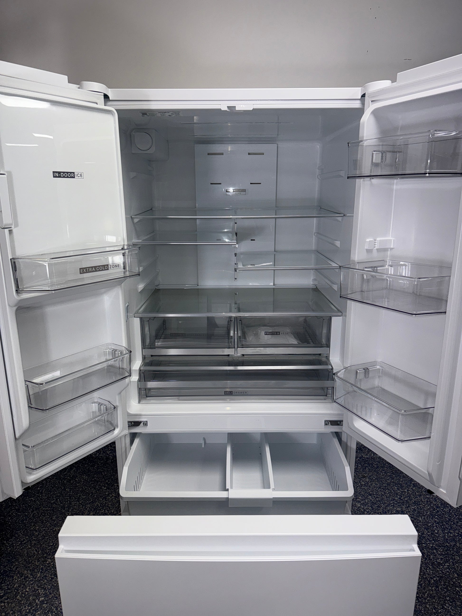 Scratch and dent WHIRLPOOL refrigerator from Appliance Shark, a trusted appliance store in Overland Park.