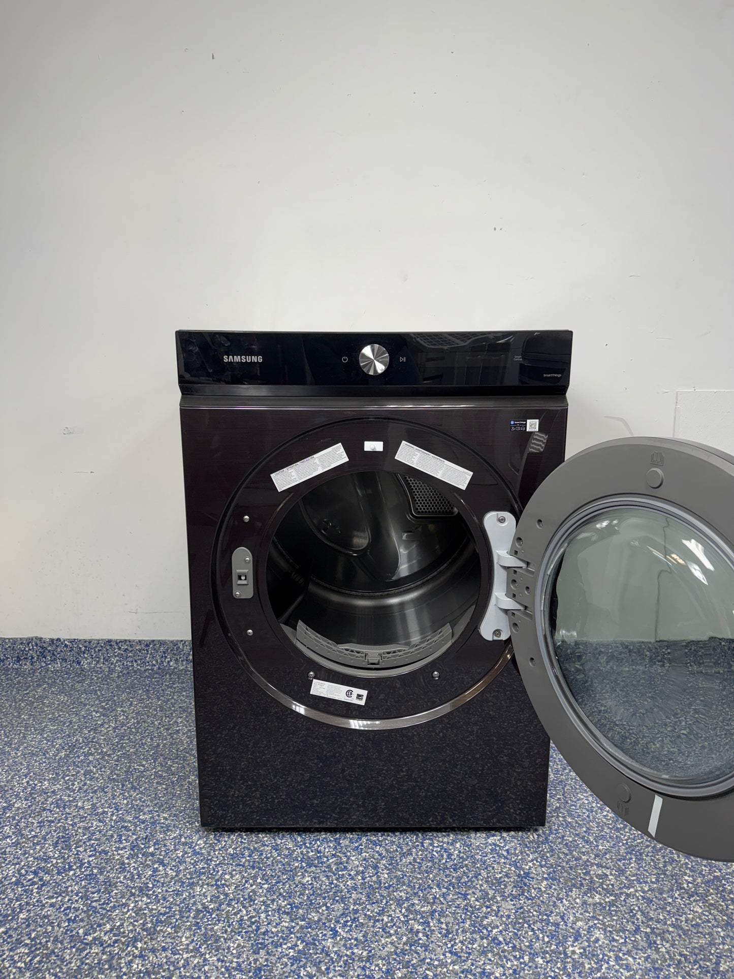 DVE53BB8700V | 7.6 Cu.Ft. SAMSUNG Bespoke Stackable Smart Electric Dryer with Sensor Dry, Large Capacity, Stainless Steel Drum, Lint Filter Indicator, and Vibration Reduction at Appliance Shark Scratch and Dent Store in Overland Park, Kansas