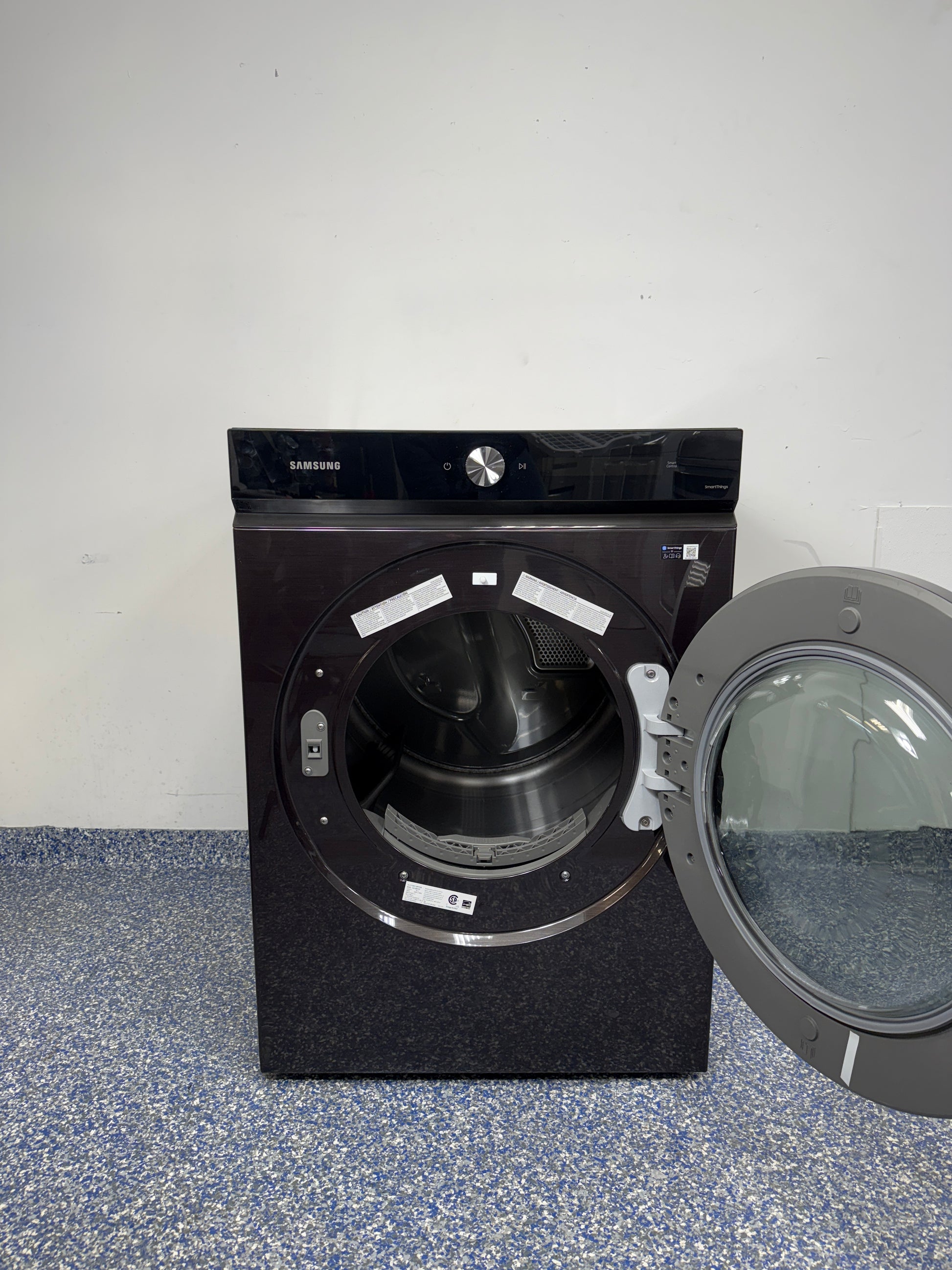 DVE53BB8700V | 7.6 Cu.Ft. SAMSUNG Bespoke Stackable Smart Electric Dryer with Sensor Dry, Large Capacity, Stainless Steel Drum, Lint Filter Indicator, and Vibration Reduction at Appliance Shark Scratch and Dent Store in Overland Park, Kansas