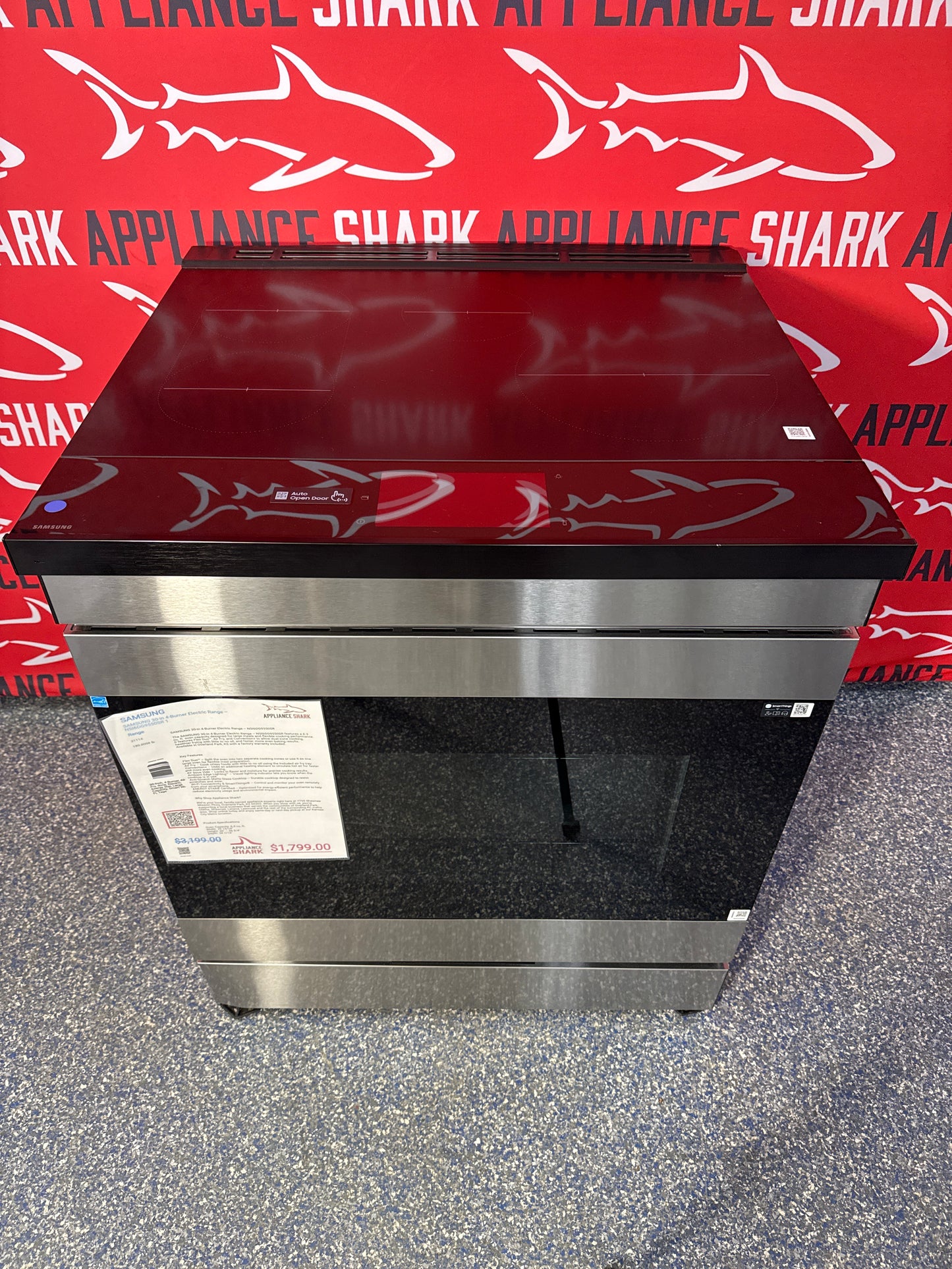 Shop Samsung slide-in induction range at Appliance Shark. Overland Park, KS's premier scratch-dent appliance store.