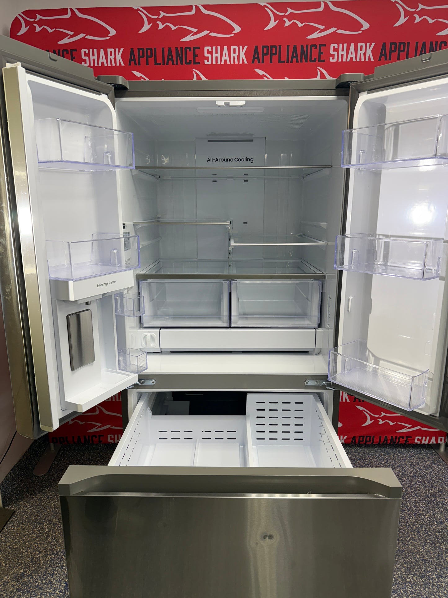 Discount SAMSUNG 24.5 cu. ft. refrigerator at Appliance Shark in Overland Park, KS.