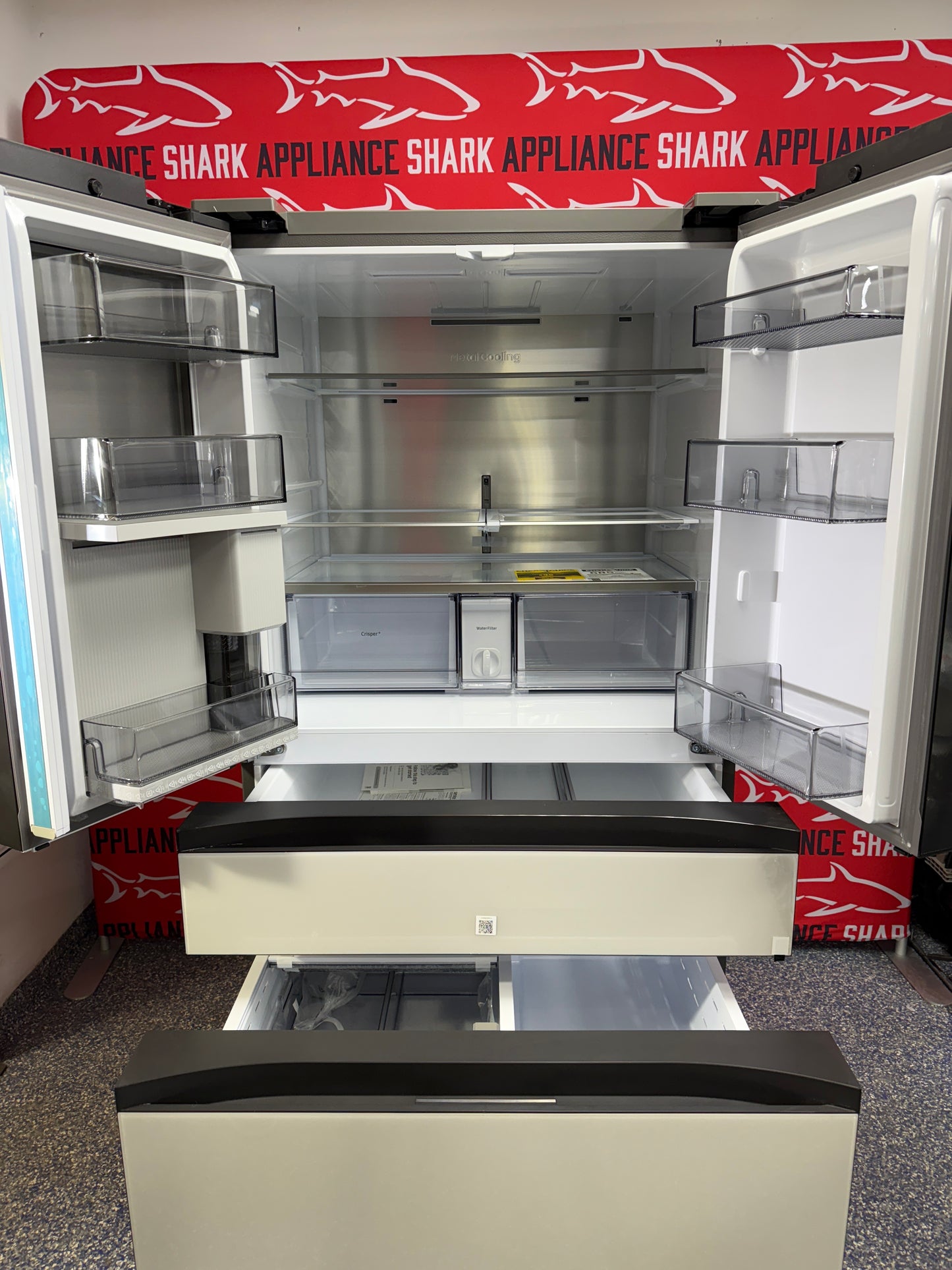 Discount SAMSUNG 29 cu. ft. refrigerator at Appliance Shark in Overland Park, KS.