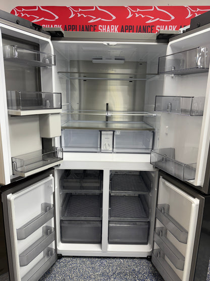 Scratch-dent SAMSUNG French door refrigerator at Appliance Shark. Kansas City’s best appliance store.