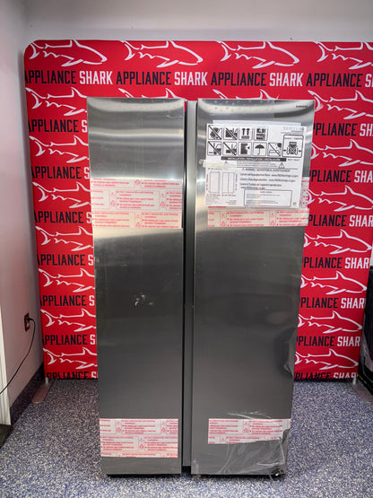 Discount SAMSUNG side by side refrigerator at Appliance Shark. Overland Park, KS’s premier scratch-dent appliance store.
