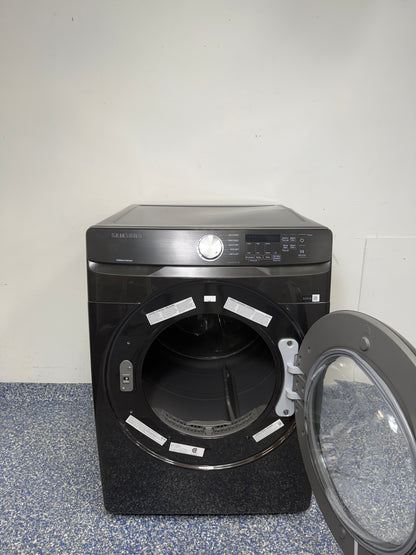 DVG45T6000W | 7.5 Cu.Ft. SAMSUNG Stackable Gas Dryer with Reversible Window Door, Vibration Reduction, Interior Light, and Large Capacity at Appliance Shark Discount Store in Overland Park, Kansas