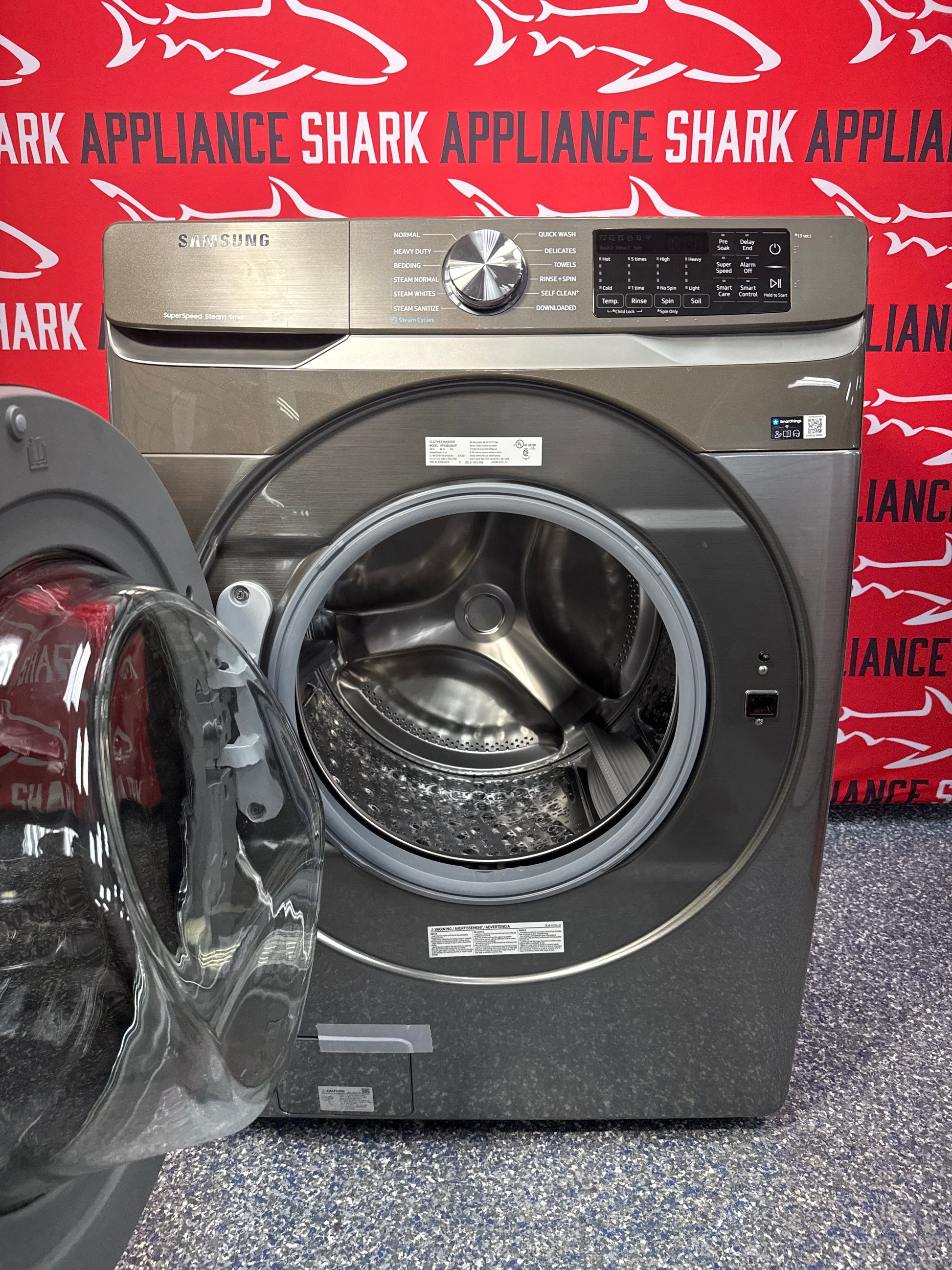 Shop SAMSUNG smart front load washer deals at Appliance Shark. Overland Park, KS's premier scratch-dent appliance store.