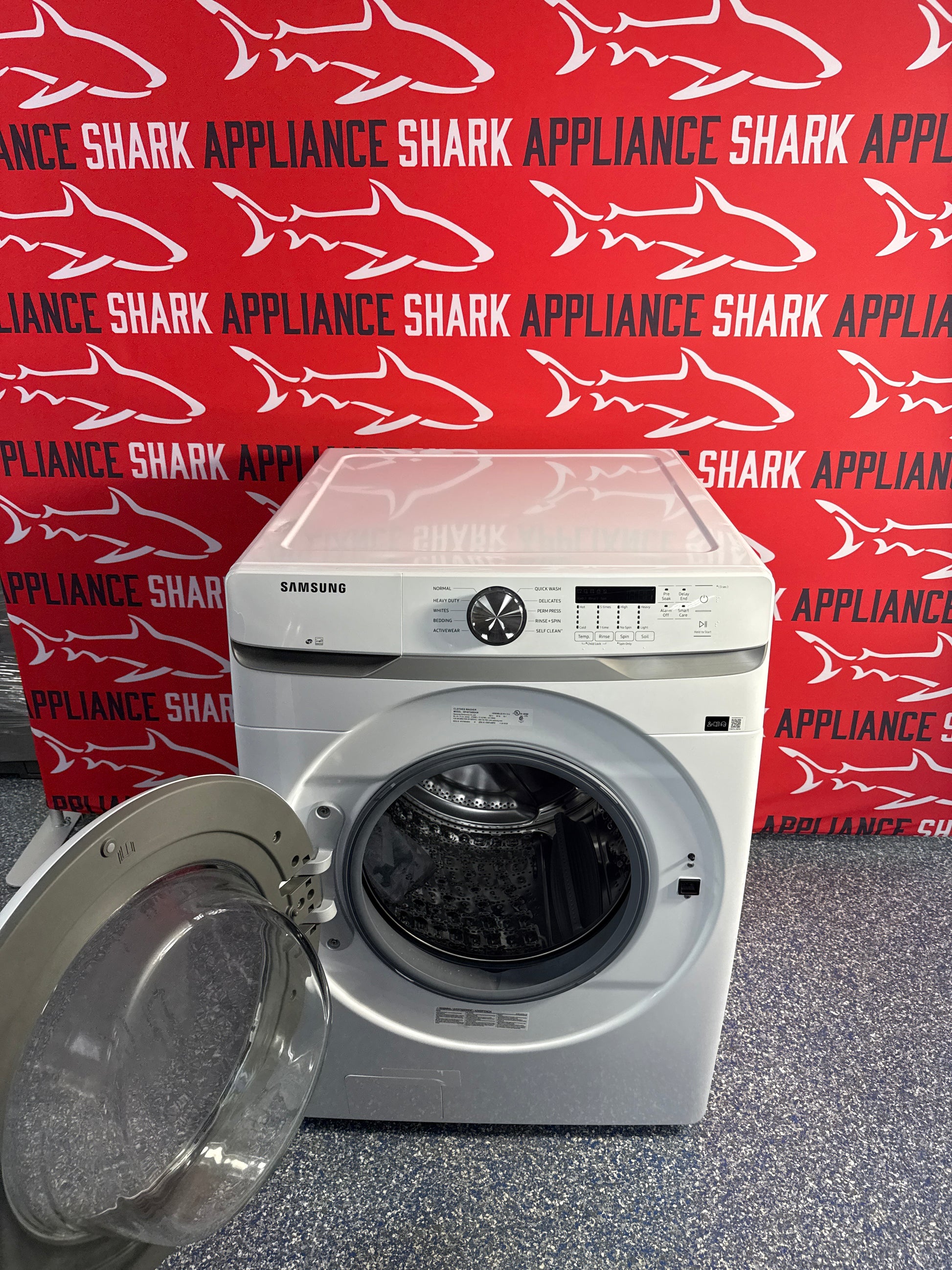 Affordable SAMSUNG front load washer at Appliance Shark. Kansas City’s best appliance store.
