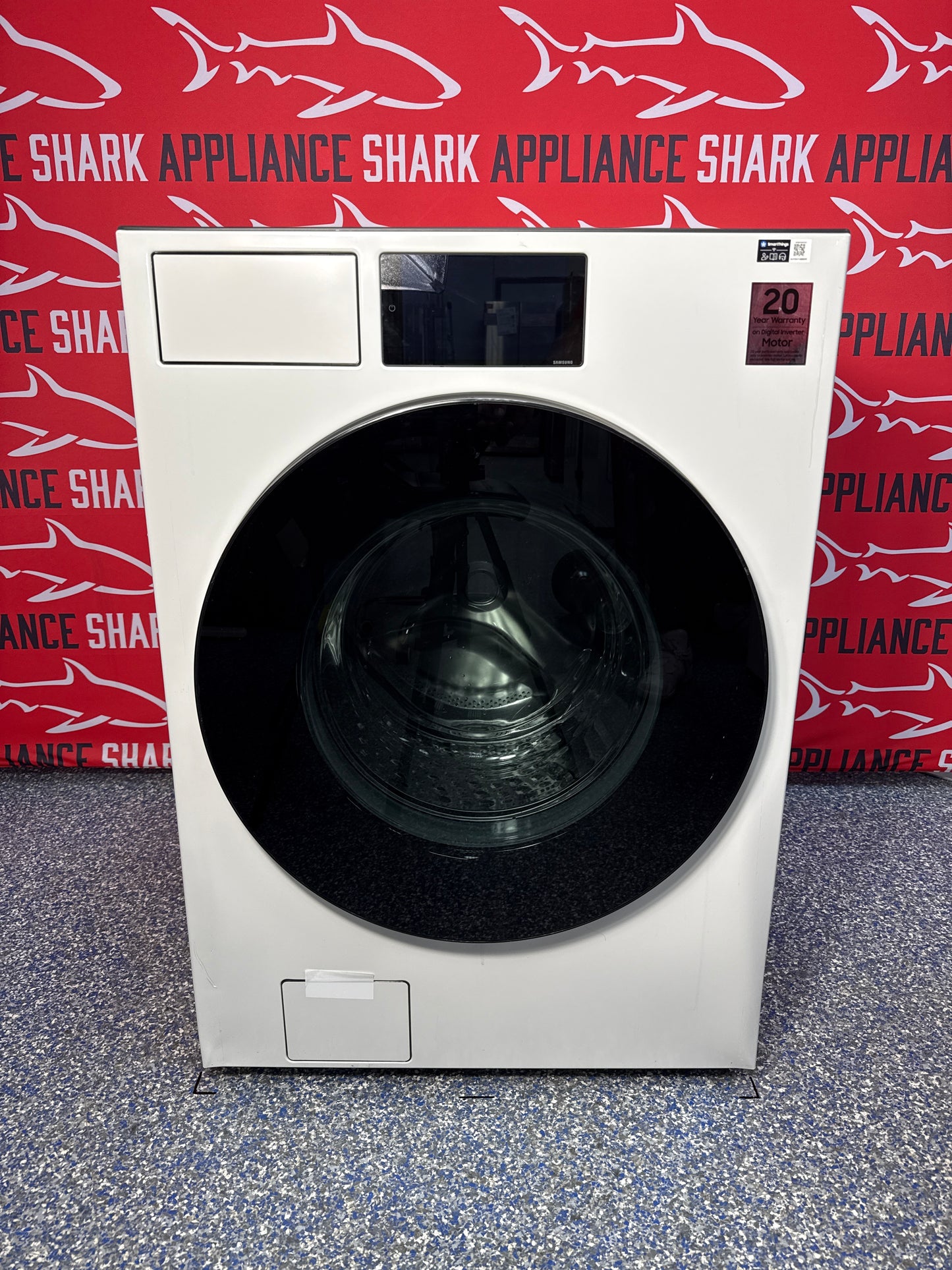 Discount SAMSUNG front load washer at Appliance Shark. Overland Park, KS’s premier scratch-dent appliance store.