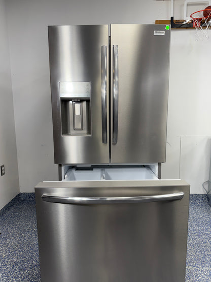 27.8 Cu.Ft. FRIGIDAIRE Gallery French Door Refrigerator with Crispseal Plus Crispers, Adjustable Temp Drawer, and External Water and Ice Dispenser at the Best Discount Appliance Store in Overland Park, Kansas